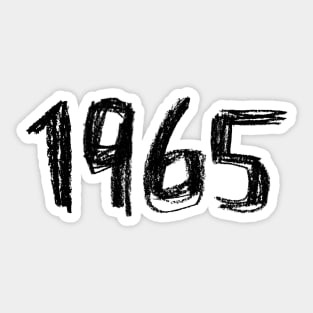 1965 Birthday, Birth Year 1965, Born in 1965 Sticker